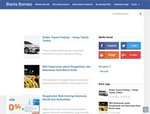 Tablet Screenshot of bisnisborneo.com